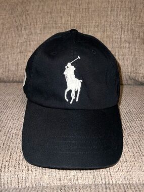 Ralph Lauren Black Baseball Cap